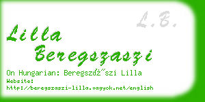lilla beregszaszi business card